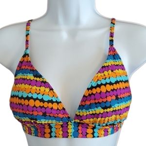 Arizona Jean Co Multi-color Halter Bikini Top